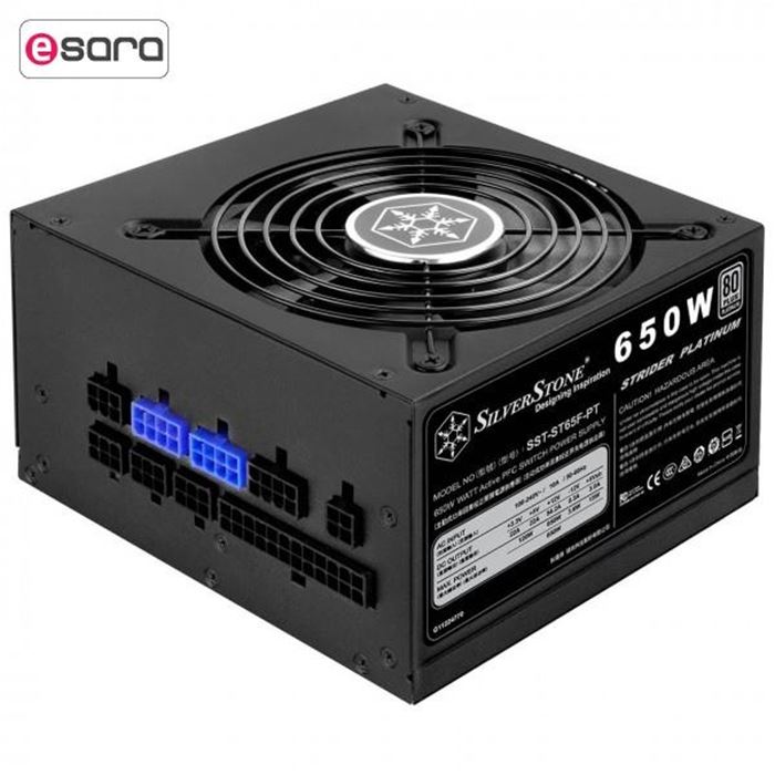 منبع تغذیه کامپیوتر سیلوراستون مدل Strider Platinum SST-ST۶۵F-PT - 3