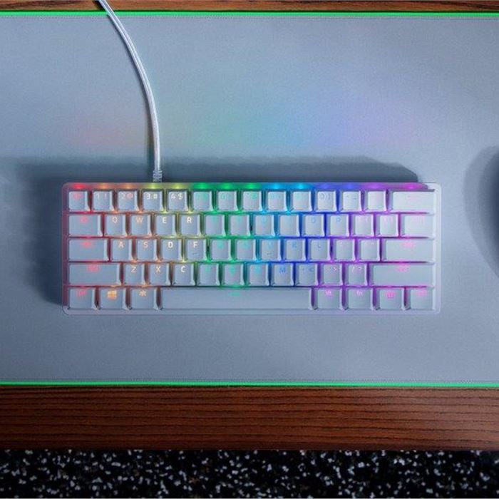 کیبورد مکانیکی ریزر Razer Huntsman Mini Mercury PURPLE SWITCH - 3