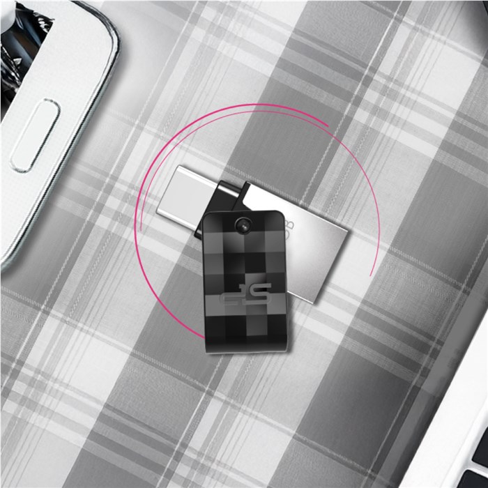 فلش مموری OTG سیلیکون پاور مدل Mobile C31 ظرفیت 64 گیگابایت - 4