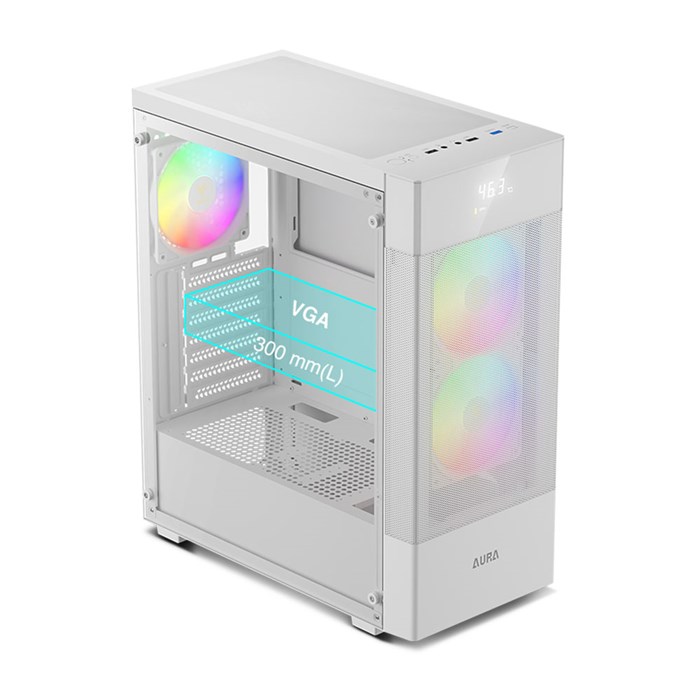کیس گیم دیاس AURA GC5 ELITE ARGB WHITE - 2