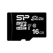 Silicon Power  Elite microSDHC Memory Card - Class 10 - UHS-I - 85MBps - 16G
