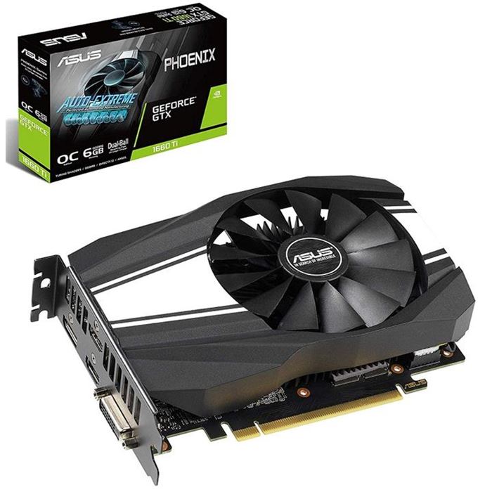 کارت گرافیک ایسوس مدل PH-GTX1660TI حافظه 6GB