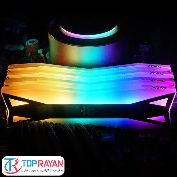 رم کامپیوتر ای دیتا دو کاناله مدل SPECTRIX D60G DDR4 RGB با حافظه 16 گیگابایت و فرکانس 3000 مگاهرتز - 6