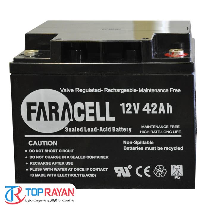 باتری یو پی اس مدل Faracell 12V42Ah فاراسل 12 ولت 42 آمپر ساعت - 2