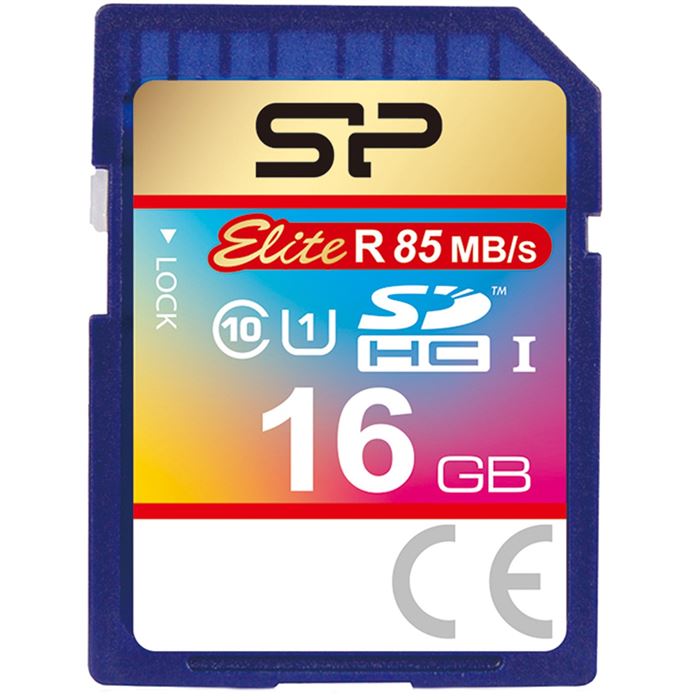 Silicon Power Class 10 microSDHC Model Elite 16GB