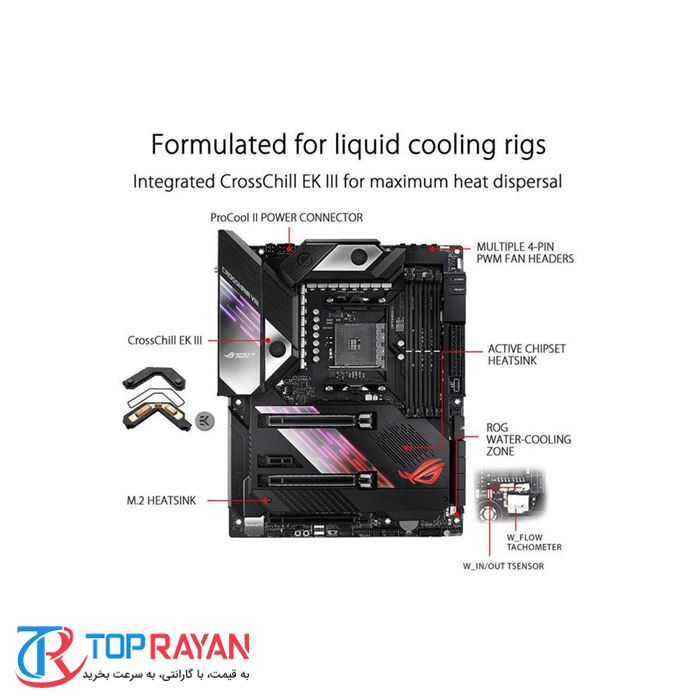 مادربرد ایسوس مدل ROG Crosshair VIII Formula - 4