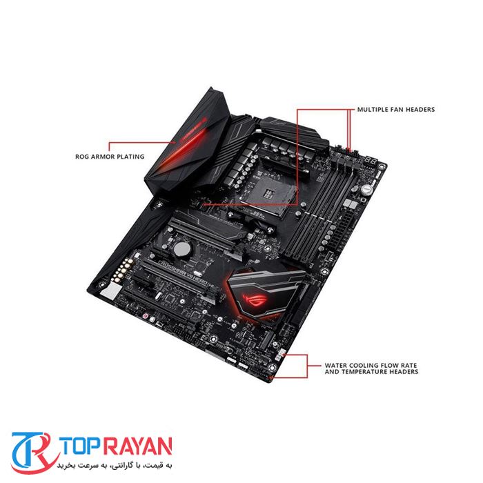 مادربرد ایسوس مدل ROG Crosshair VII HERO WiFi AM4 X470 - 4