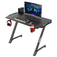 Twisted Minds Z Shaped Fiber Texture RGB Gaming Desk