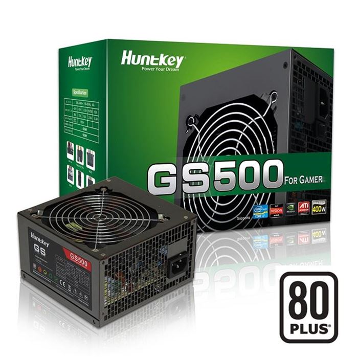 پاور هانت کی مدل GS500 80 Plus Computer Power Supply - 5