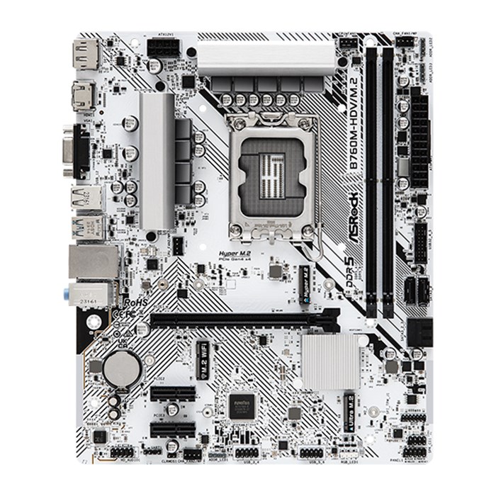 مادربرد ازراک مدل B760M-HDV/M.2 DDR5 - 2