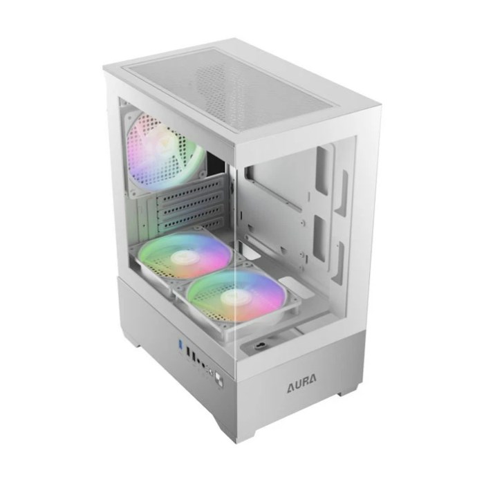 کیس کامپیوتر گیمینگ گیم دیاس مدل AURA GC9M WH - 3