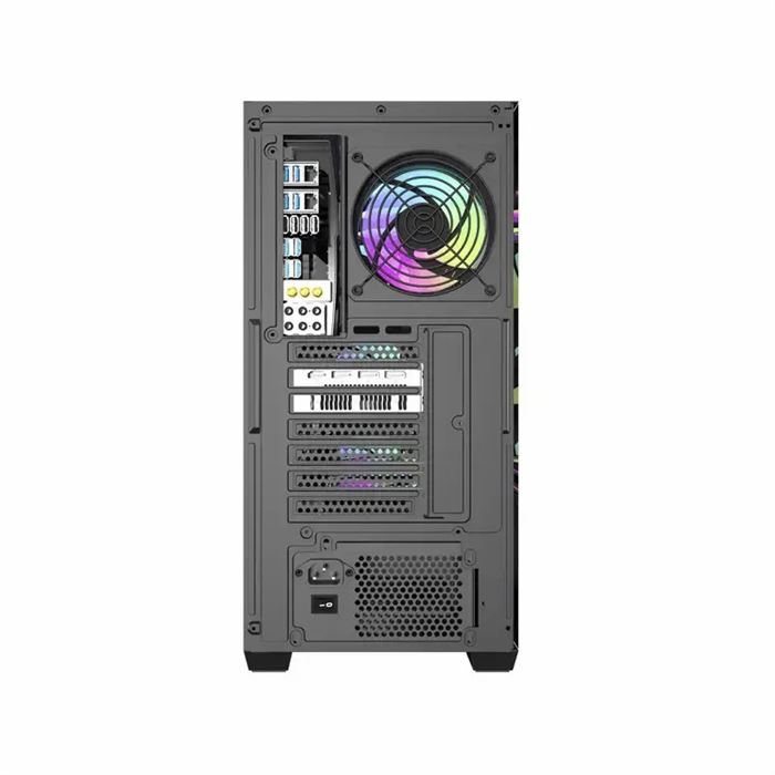 کیس کامپیوتر گیمینگ دارک فلش مدل DS900 Mesh ATX Black - 4