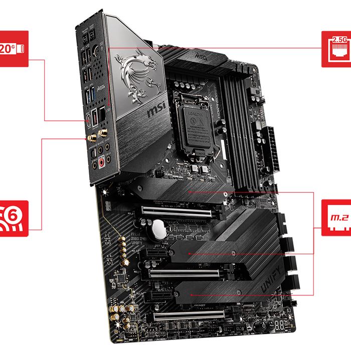مادربرد ام اس آی مدل MEG Z490 UNIFY سوکت 1200 - 3