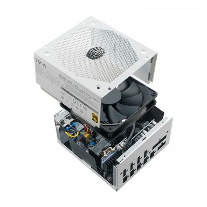 پاور 750 وات کولرمستر V750 GOLD-V2 WHITE EDITION Full Modular - 3