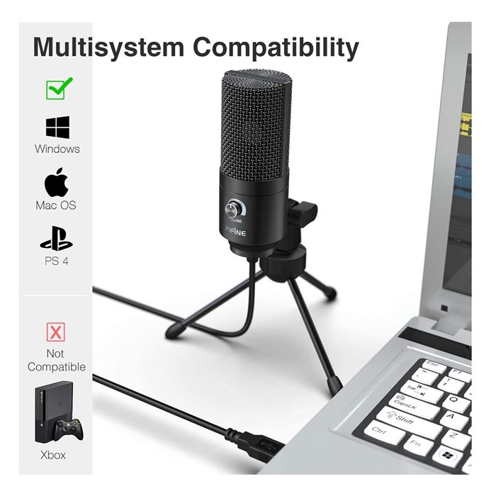 میکروفون استودیویی فای فاین مدل K669 - 5