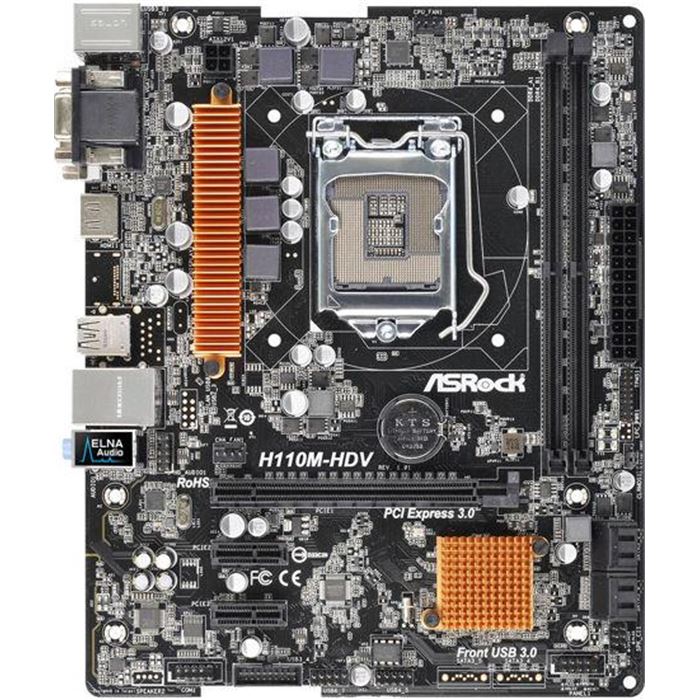 مادربرد ازراک مدل H110M-HDV با سوکت 1151 - 3