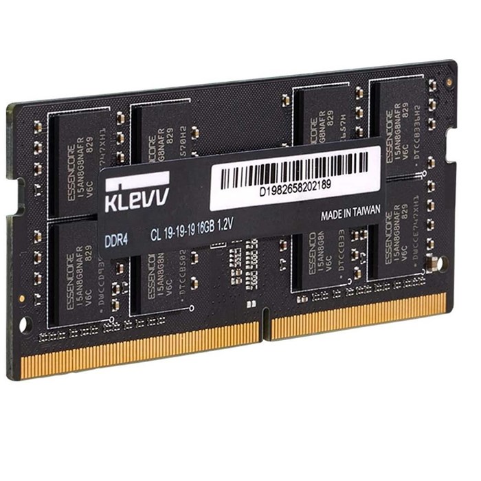 رم لپ تاپ DDR4 کلو 3200MHz مدل KLEVV SODIMM ظرفیت 16 گیگابایت - 3