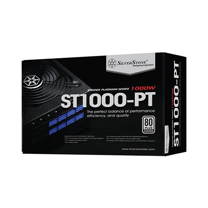 منبع تغذیه کامپیوتر سیلوراستون مدل Strider Platinum SST ST1000 PT - 4