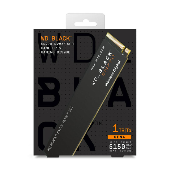 اس اس دی اینترنال M.2 NVMe وسترن دیجیتال مدل WD BLACK SN770 ظرفیت 1 ترابایت - 4
