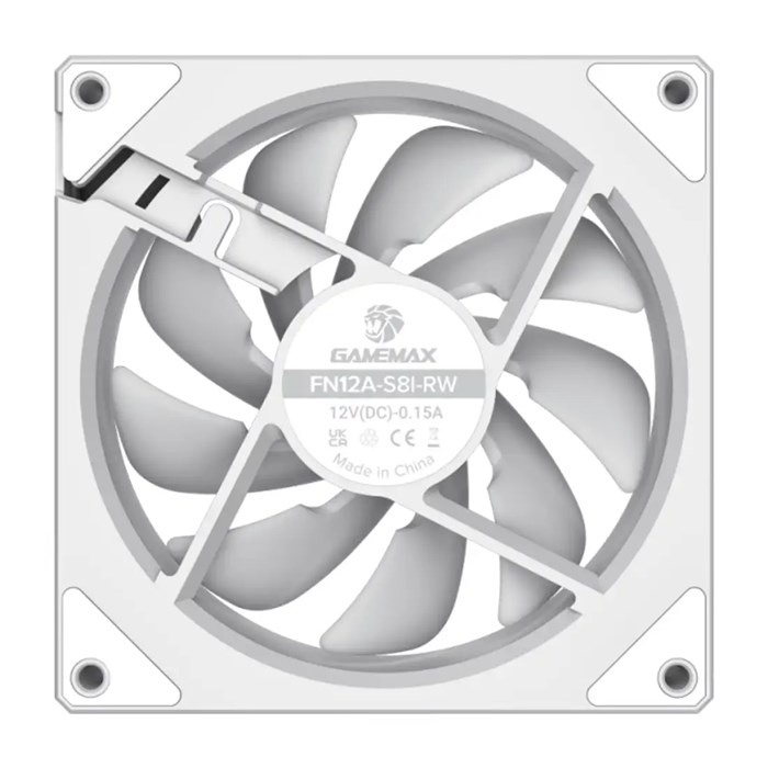 فن کیس گیم مکس FN12A-S8I-RW White - 9