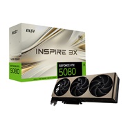 MSI GeForce RTX 5080 16GB INSPIRE 3X OC Graphics Card