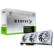 MSI GeForce RTX 5080 16G VENTUS 3X OC GDDR6 White Graphics Card