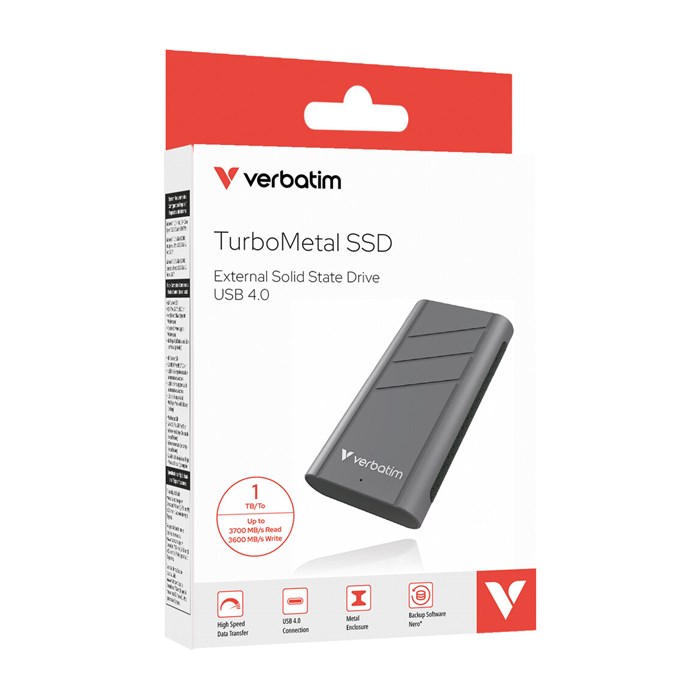 حافظه SSD اکسترنال ورباتیم مدل TurboMetal ظرفیت 1 ترابایت - 2