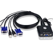 ATEN CS22U 2-Port USB KVM Switch Cable 