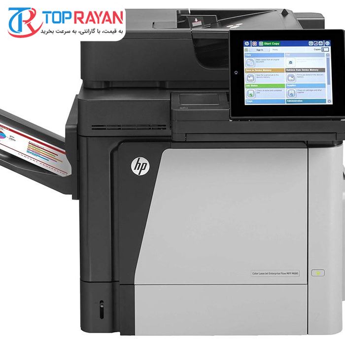 پرینتر چندکاره لیزری رنگی اچ پی مدل MFP M680dn - 2