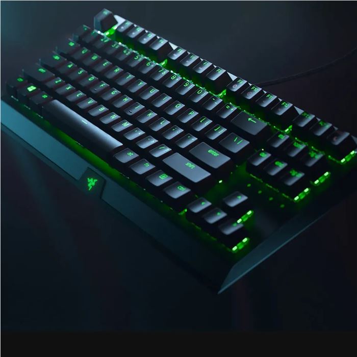 کیبورد مخصوص بازی ریزر مدل BlackWidow X Tenkeyless Green Switch - 5