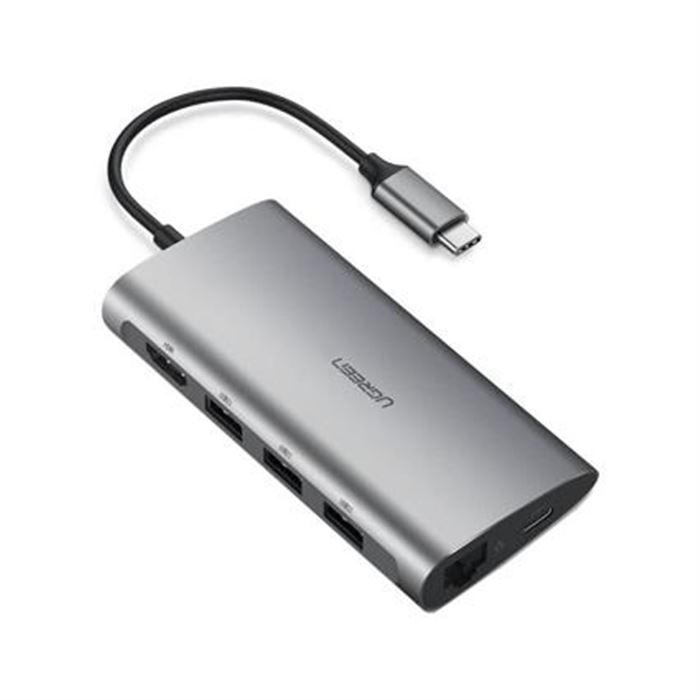 کابل تبدیل usb c به usb 3.0 hdmi rj45 sd&tf converter مدل CM121