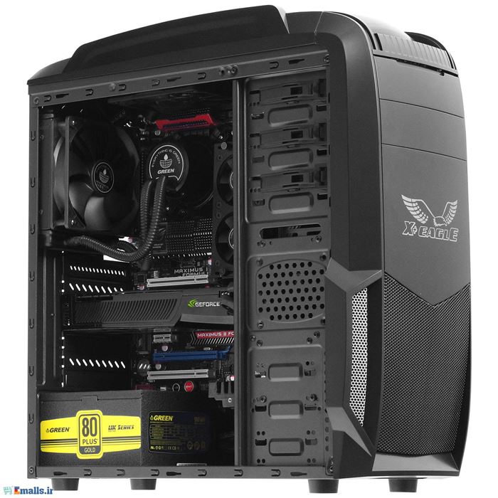کیس کامپیوتر گرین مدل X-Plus Eagle - 2