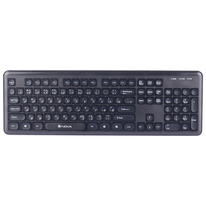 کیبورد و ماوس (کمبو) بی سیم نوا NKM-1402WL - 2