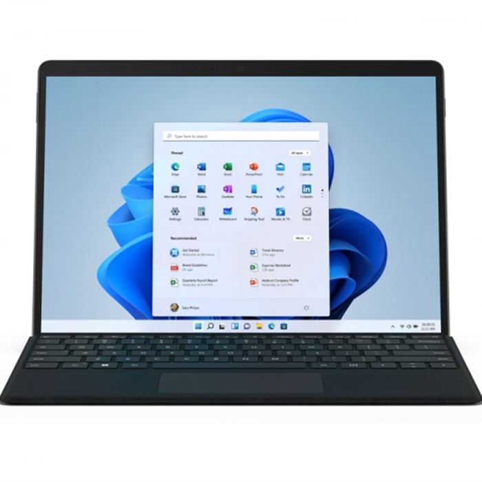 تبلت مایکروسافت 13 اینچ مدل Surface Pro 8 پردازنده Core i5 رم 8GB حافظه 256GB همراه با کیبورد