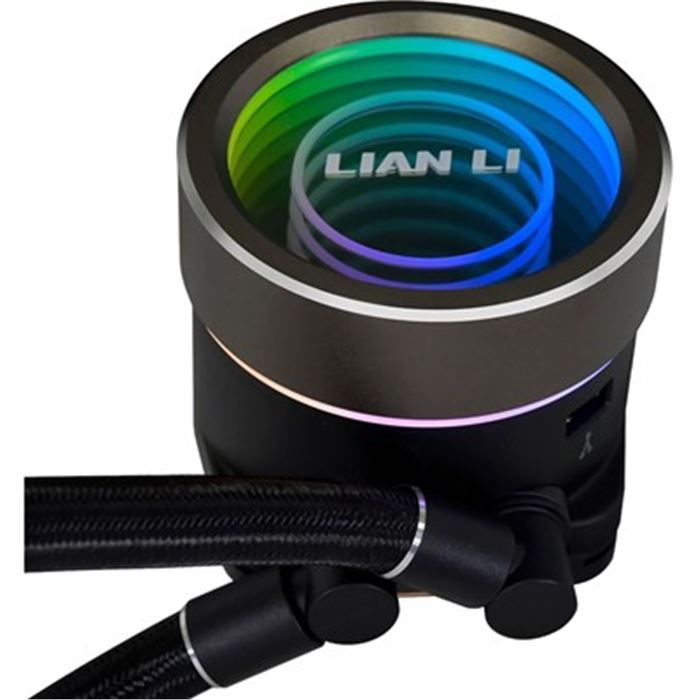 کولر پردازنده مایع لیان لی مشکی مدل 240 GA II TRINITY - 3