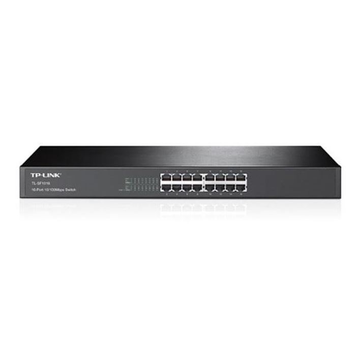 سوییچ 16 پورت مگابیتی و رکمونت تی پی-لینک مدل TL-SF1016 - 2
