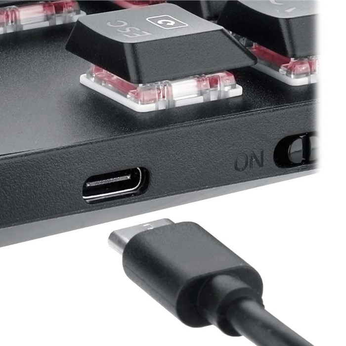 کیبورد مکانیکی ردراگون مدل Redragon Horus Pro K618 RGB - 5