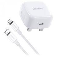 Ugreen USB-C PD Fast Charger UK+ USB-C to Lightning Cable 1m Wall charger