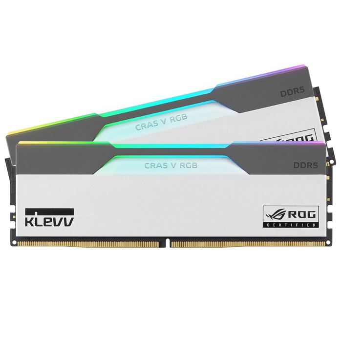 رم کامپیوتر DDR5 دو کاناله 6200 مگاهرتز CL32 کلو Cras V ROG Certified ظرفیت 32 گیگابایت