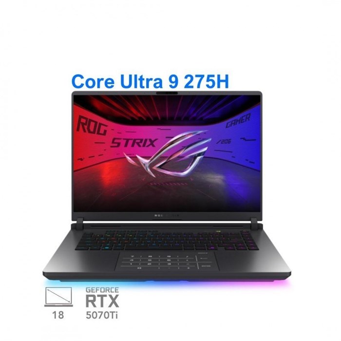 لپ تاپ گیمینگ ایسوس ROG Strix G16 G615LR Ultra7 255HX 32GB 1TB SSD RTX5070 Ti WQXGA