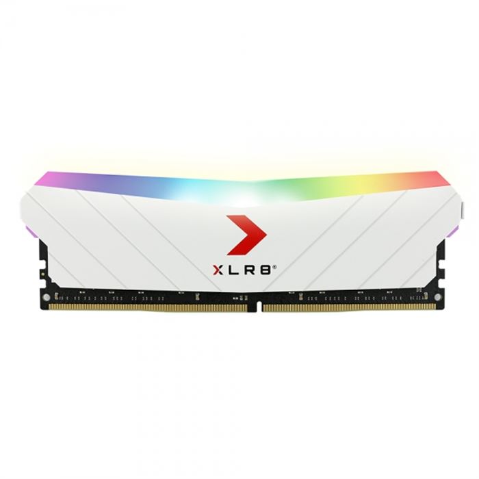 رم سفید پی‌ ان‌ وای 16 گیگابایت PNY XLR8 RGB white 3200MHz D4 - 2