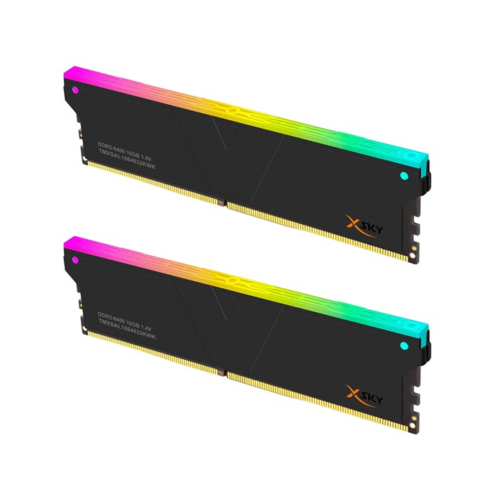  رم وی کالر دو کاناله Manta XSky RGB 32GB (2 x 16GB) DDR5 6000 CL36 - 2