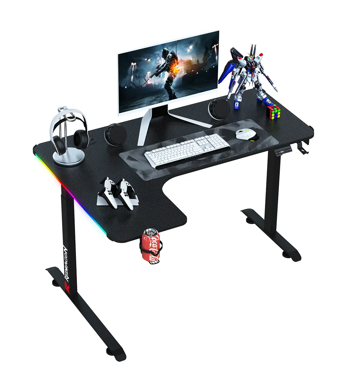 میز گیمینگ 2 موتور ردراگون GD-3400-L 160cm RGB - 8