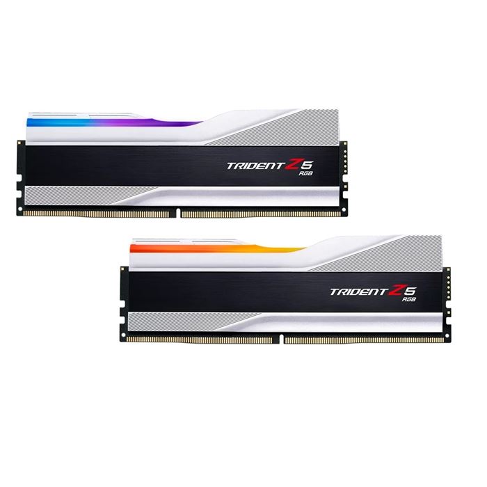 رم کامپیوتر DDR5 چهار کاناله 6000 مگاهرتز CL32 جی اسکیل مدل Trident Z5 NEO RGB Silver ظرفیت 256 گیگابایت - 3