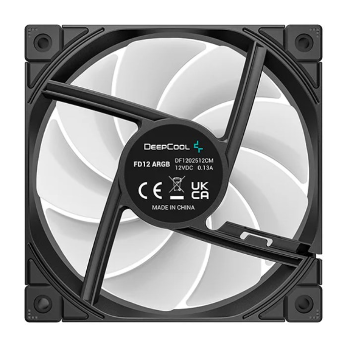 فن خنک کننده کیس کامپیوتر گیمینگ دیپ کول مدل FD12 ARGB Black - 3