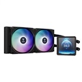 Gamdias AURA GL240 LCD ARGB BLACK Liquid Cooler