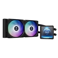 Gamdias AURA GL240 LCD ARGB BLACK Liquid Cooler