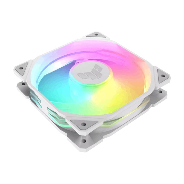 فن کیس ایسوس سفید TUF Gaming TR120 ARGB بسته سه عددی - 4