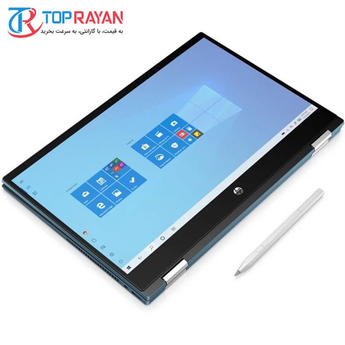 لپ تاپ 14 اینچ اچ پی مدل Pavilion x360 14t DW100 C پردازنده Core i7 رم 8 حافظه SSD512 گرافیک Intel Iris Xe - 6