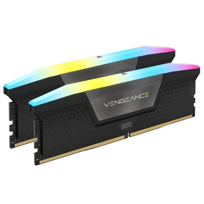 رم کورسیر مدل Vengeance RGB ظرفیت 96 گیگابایت (2×48) فرکانس 6800 دو کانال CL40 - 2